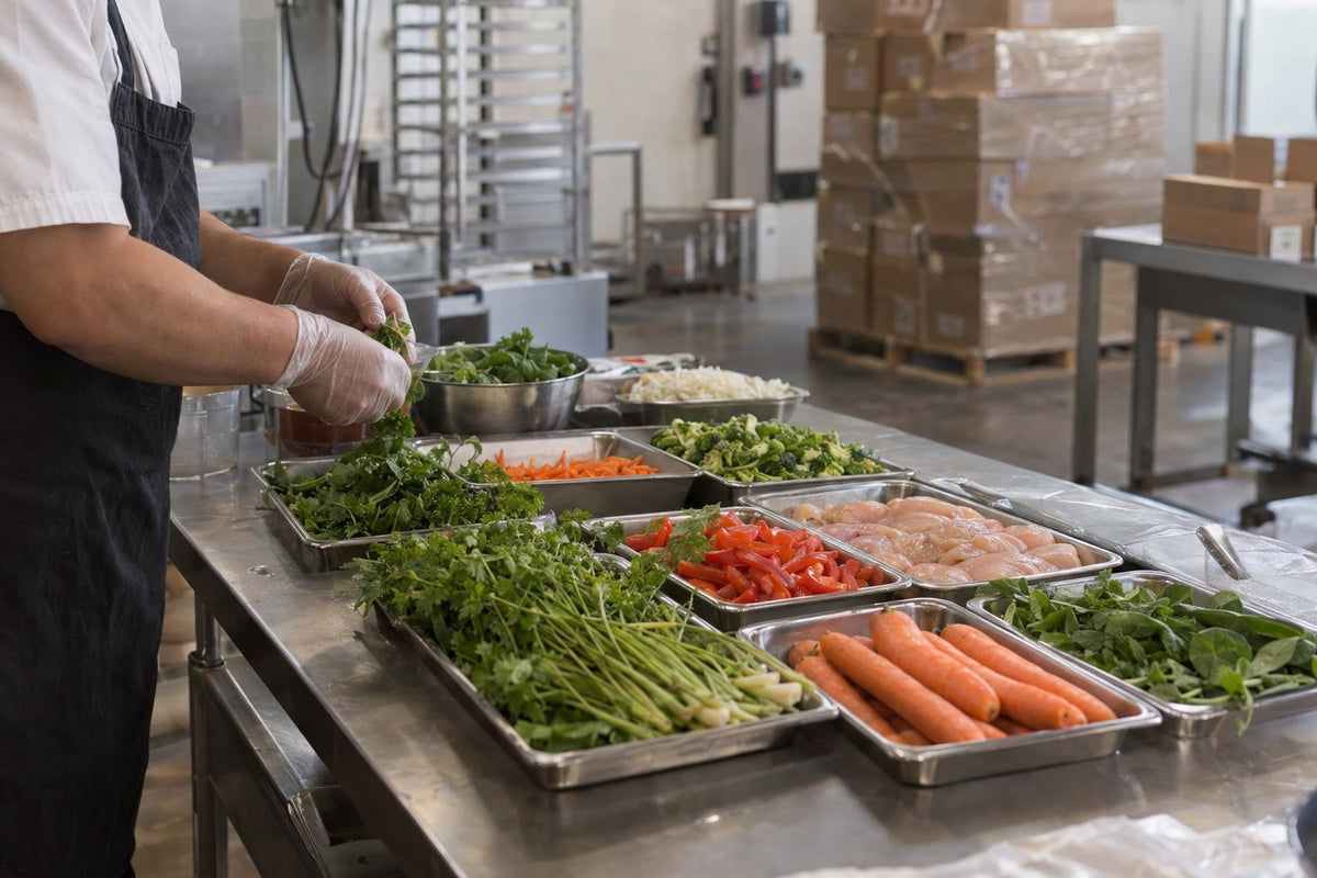 Fogli di gel per pacchi e box per pasti