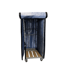 Herbruikbare thermohoes rolcontainer 85 x 70 x 155 cm met opklapdeur